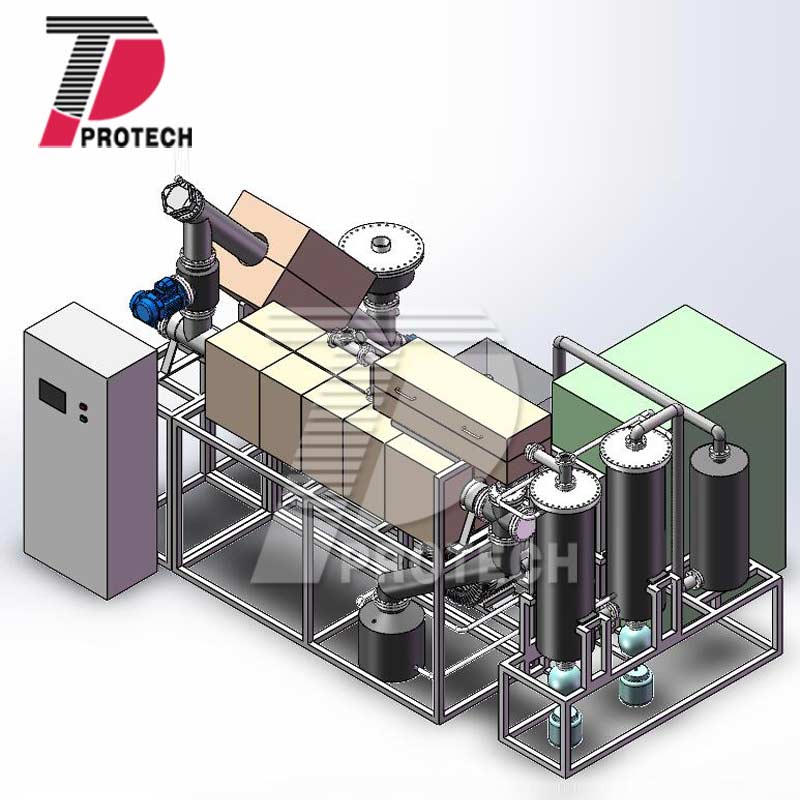 Biomass pyrolysis unit